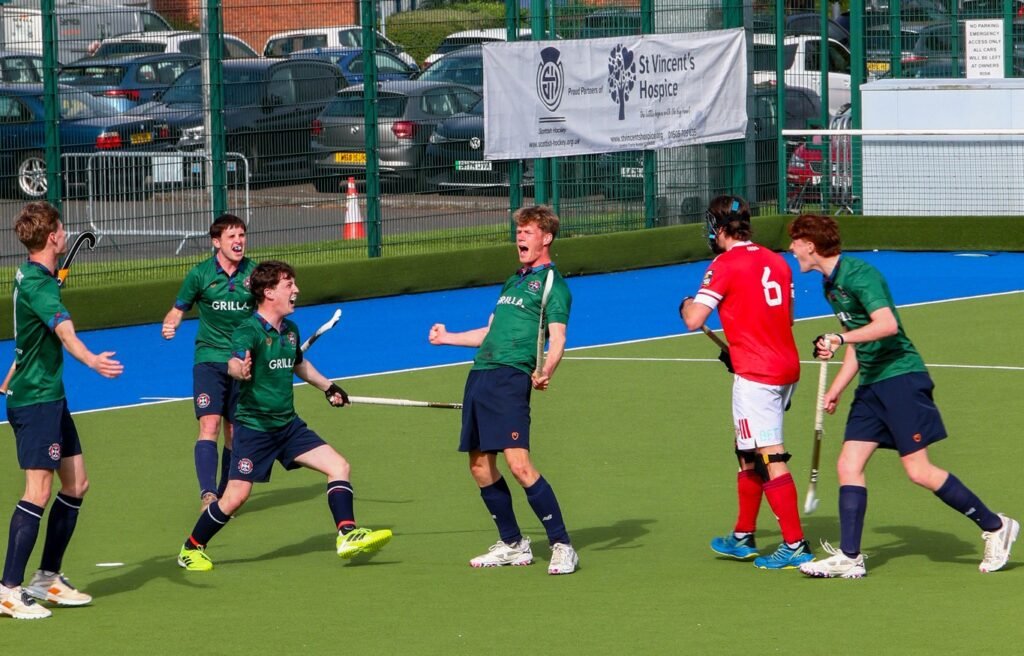 celebration 2 1 1024x656 1 - EHL: Edinburgh University ready to embrace historic EHL adventure - EHL - 125 years in the making, Edinburgh University men’s European debut at EHL ROUND1 next week in Eindhoven is fittingly timed for one of Scotland’s oldest clubs.