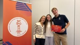 gc tom cert - Game Changers Shine at FIH Young Ambassador Programme - Three members of Hockey Ireland’s Game Changers Initiative travelled to Louvain-La-Neuve, Belgium during the 2026 FIH Hockey World Cup, to take part in the FIH Young Athlete & Ambassadors Programme, showcasing innovative ideas aimed at creating a stronger, more inclusive and engaging future for hockey.