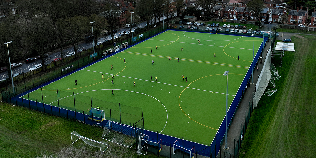 aerial20shot - England: Pitch Together celebrates its first year with almost £1m invested in hockey clubs  - A year on from launch, the Pitch Together Fund has provided almost £1m of investment into six hockey facility projects and there are still more opportunities for other clubs to receive vital support. 