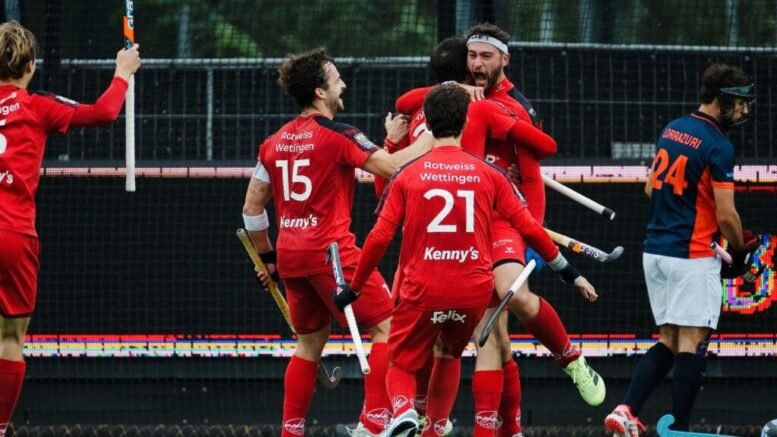 fu12610091162 1 1024x728 1 - EHL: Rotweiss land Swiss clubs’ first ever EHL win - EHL - Rotweiss Wettingen defeated CAM 92 to earn Swiss hockey their first ever Euro Hockey League win with a sublime first half setting them up for a 3-1 victory.