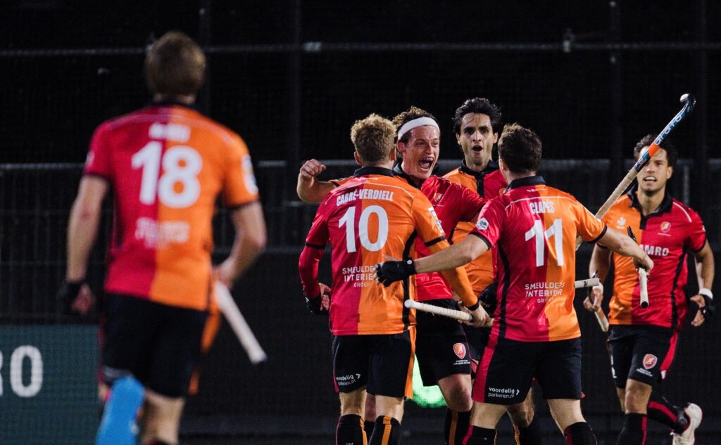 fu12610094036 e1791573679921 1024x633 1 - EHL: Classy Oranje-Rood win big tussle with Polo - EHL - A thunderous Struan Walker strike and an effort from Borja Lacalle saw hosts HC Oranje-Rood get their EHL campaign up and running with an impressive 2-0 win over Real Club de Polo.