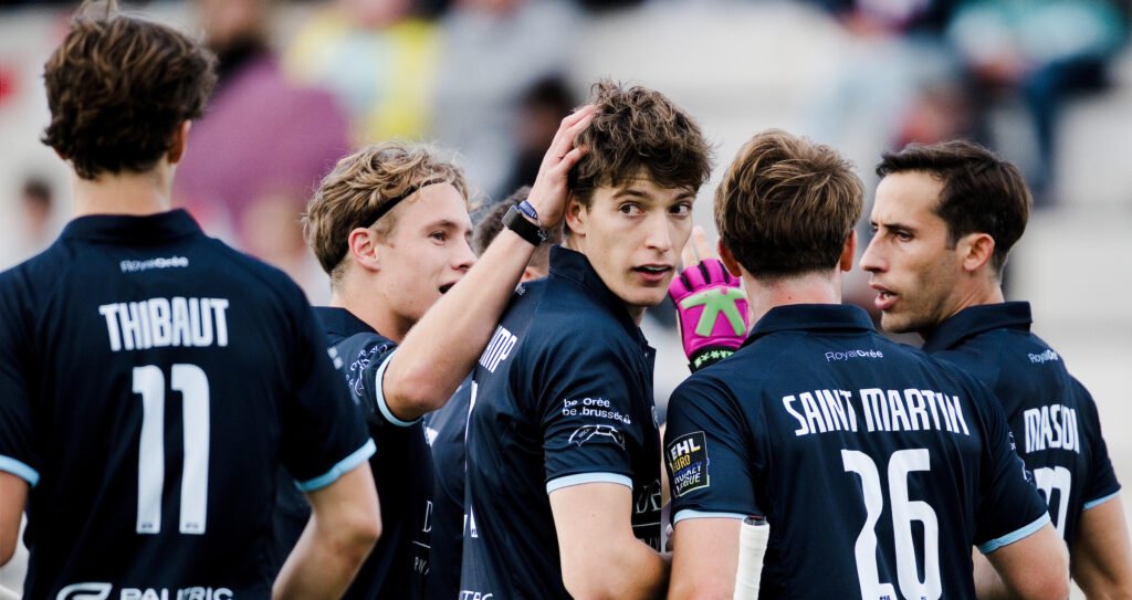 fu12610108699 e1791645704389 1024x543 1 - EHL: Grandchamp’s historic triple guides Orée to debut win - EHL - Loris Grandchamp scored the quickest EHL hat trick as Royal Orée swept past the challenge of Slavia Prague in their first EHL appearance, setting up a huge tie with Rot-Weiss Köln on Sunday.