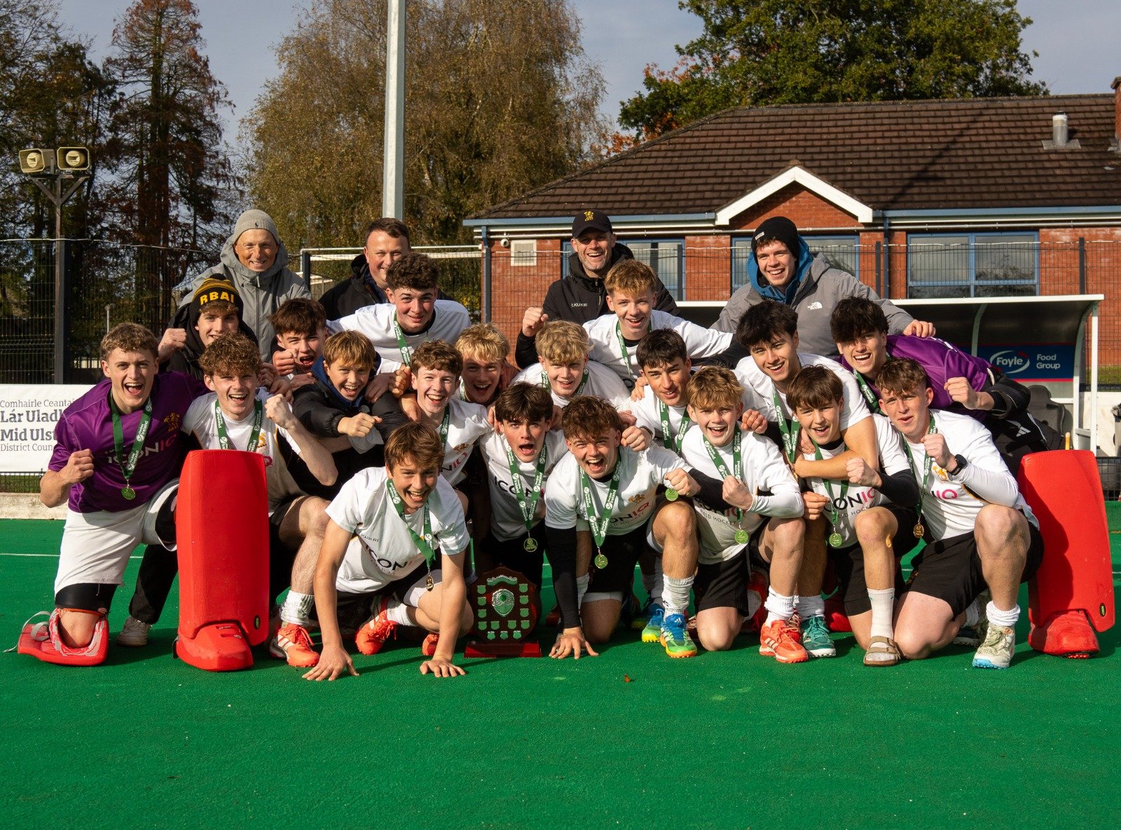 whatsapp-image-2026-10-27-at-10-35-54-1-1 whatsapp image 2026 10 27 at 10 35 54 1 1 - Wesley College Retain Tasmanian Shield as RBAI Claim Herbie Sharman Trophy at 2026 All-Ireland Schoolboys Championship - Monday, October 26 – Cookstown: Cookstown played host to three days of outstanding schoolboy hockey from 21–23 October as 16 of Ireland’s top school teams came together for the 2026 All-Ireland Schoolboys Championship. Hosted by Cookstown High School and Cookstown Hockey Club, the prestigious competition returned to Cookstown for the first time since 1991, culminating in Wesley College retaining the Tasmanian Shield and Royal Belfast Academical Institution (RBAI) successfully defending their Herbie Sharman Trophy.
