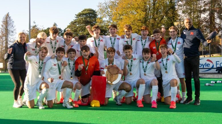 Wesley College Retain Tasmanian Shield as RBAI Claim Herbie Sharman Trophy at 2026 All-Ireland Schoolboys Championship 1 whatsapp image 2026 10 27 at 10 35 54 - Wesley College Retain Tasmanian Shield as RBAI Claim Herbie Sharman Trophy at 2026 All-Ireland Schoolboys Championship - Monday, October 26 – Cookstown: Cookstown played host to three days of outstanding schoolboy hockey from 21–23 October as 16 of Ireland’s top school teams came together for the 2026 All-Ireland Schoolboys Championship. Hosted by Cookstown High School and Cookstown Hockey Club, the prestigious competition returned to Cookstown for the first time since 1991, culminating in Wesley College retaining the Tasmanian Shield and Royal Belfast Academical Institution (RBAI) successfully defending their Herbie Sharman Trophy.