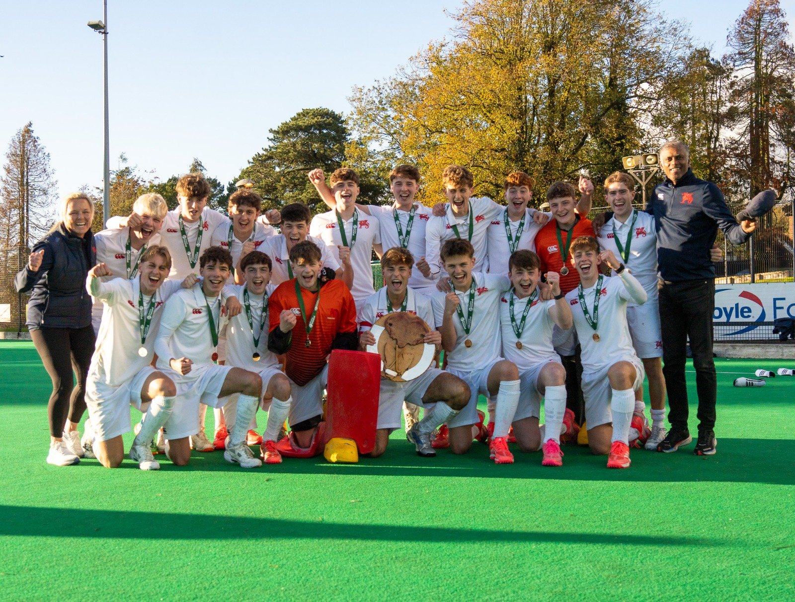 whatsapp image 2026 10 27 at 10 35 54 - Wesley College Retain Tasmanian Shield as RBAI Claim Herbie Sharman Trophy at 2026 All-Ireland Schoolboys Championship - Monday, October 26 – Cookstown: Cookstown played host to three days of outstanding schoolboy hockey from 21–23 October as 16 of Ireland’s top school teams came together for the 2026 All-Ireland Schoolboys Championship. Hosted by Cookstown High School and Cookstown Hockey Club, the prestigious competition returned to Cookstown for the first time since 1991, culminating in Wesley College retaining the Tasmanian Shield and Royal Belfast Academical Institution (RBAI) successfully defending their Herbie Sharman Trophy.